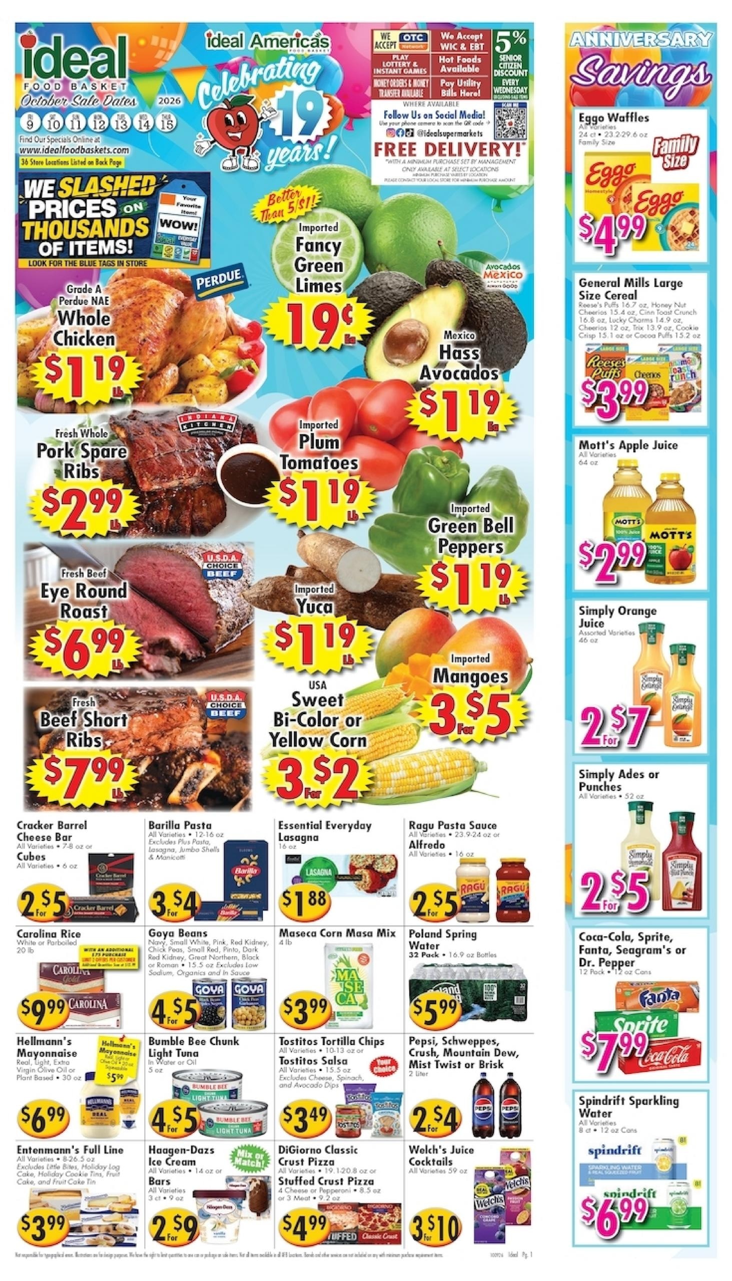 Putnam Lake Market weekly ad page 1