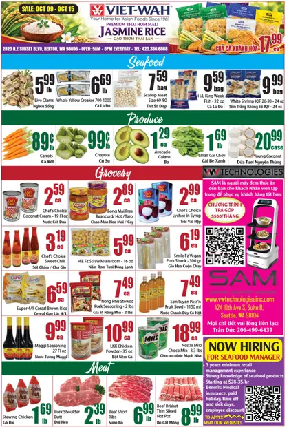 Viet Wah Supermarket Indexed Weekly