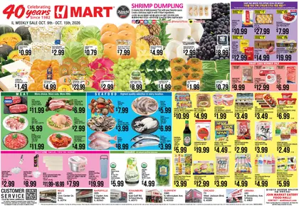 H Mart Indexed Weekly