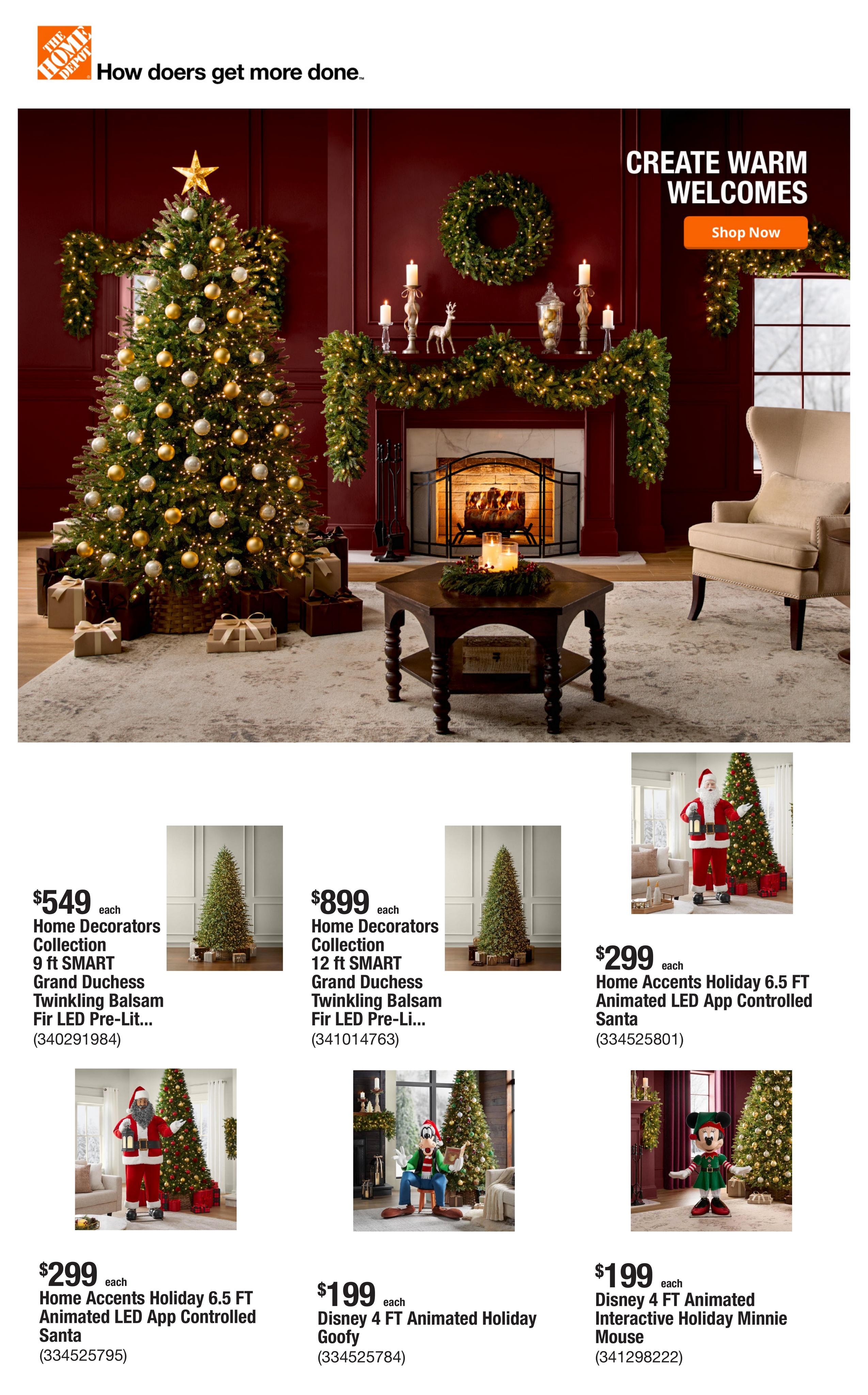 Home Depot weekly ad page 1