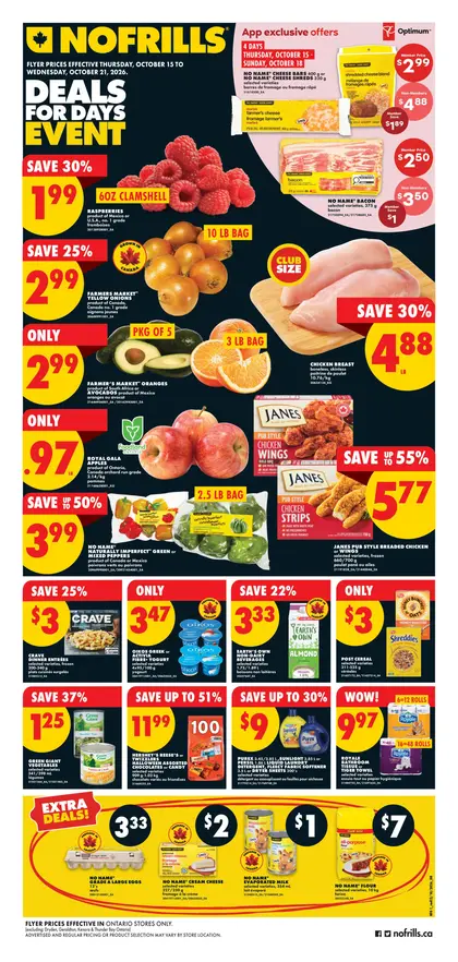 No Frills Weekly Flyer - Valid Thursday, October 15- Wednesday, October 21