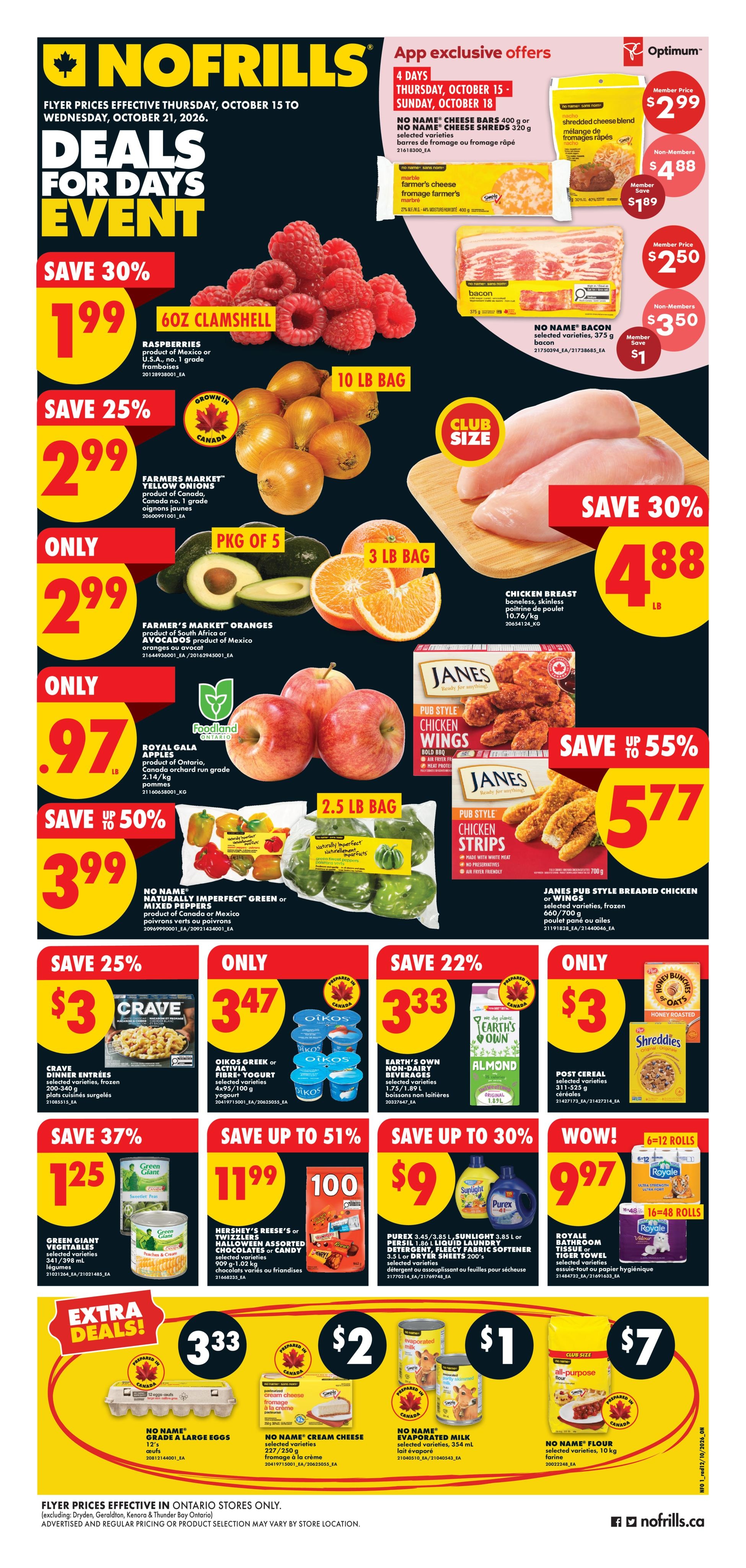 No Frills flyer page 1