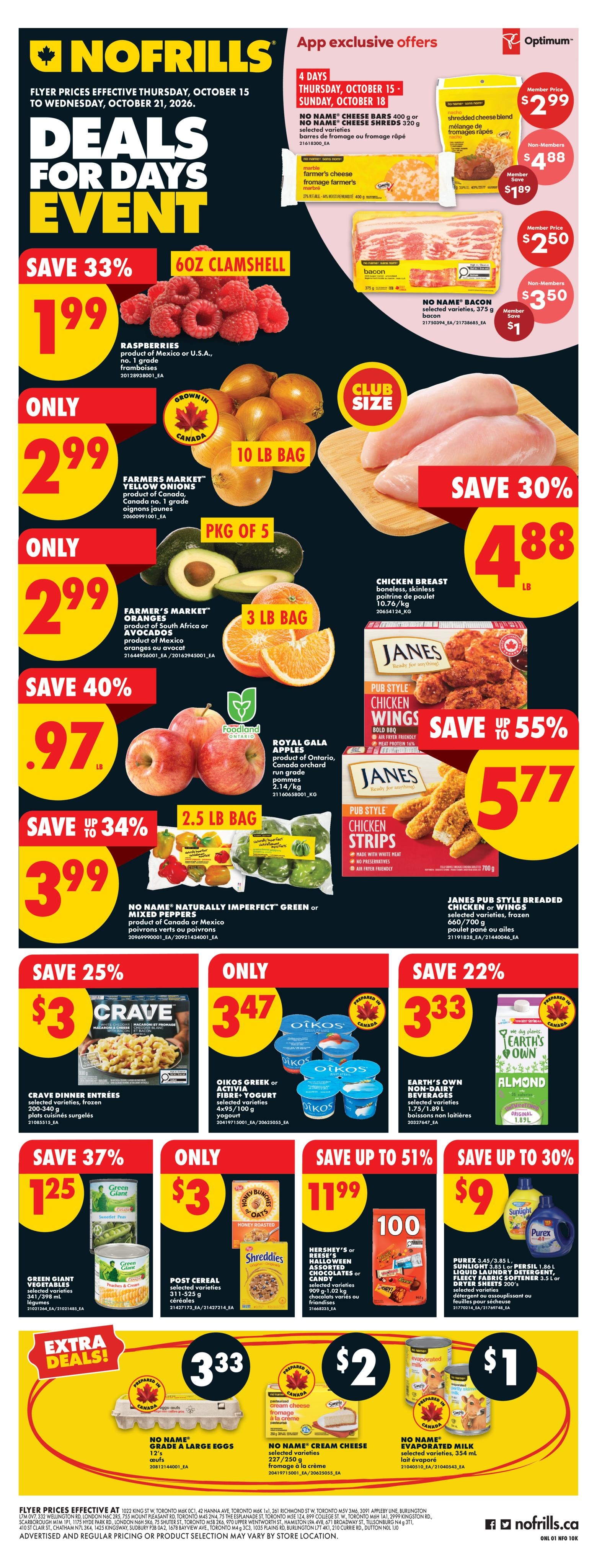 No Frills flyer page 1