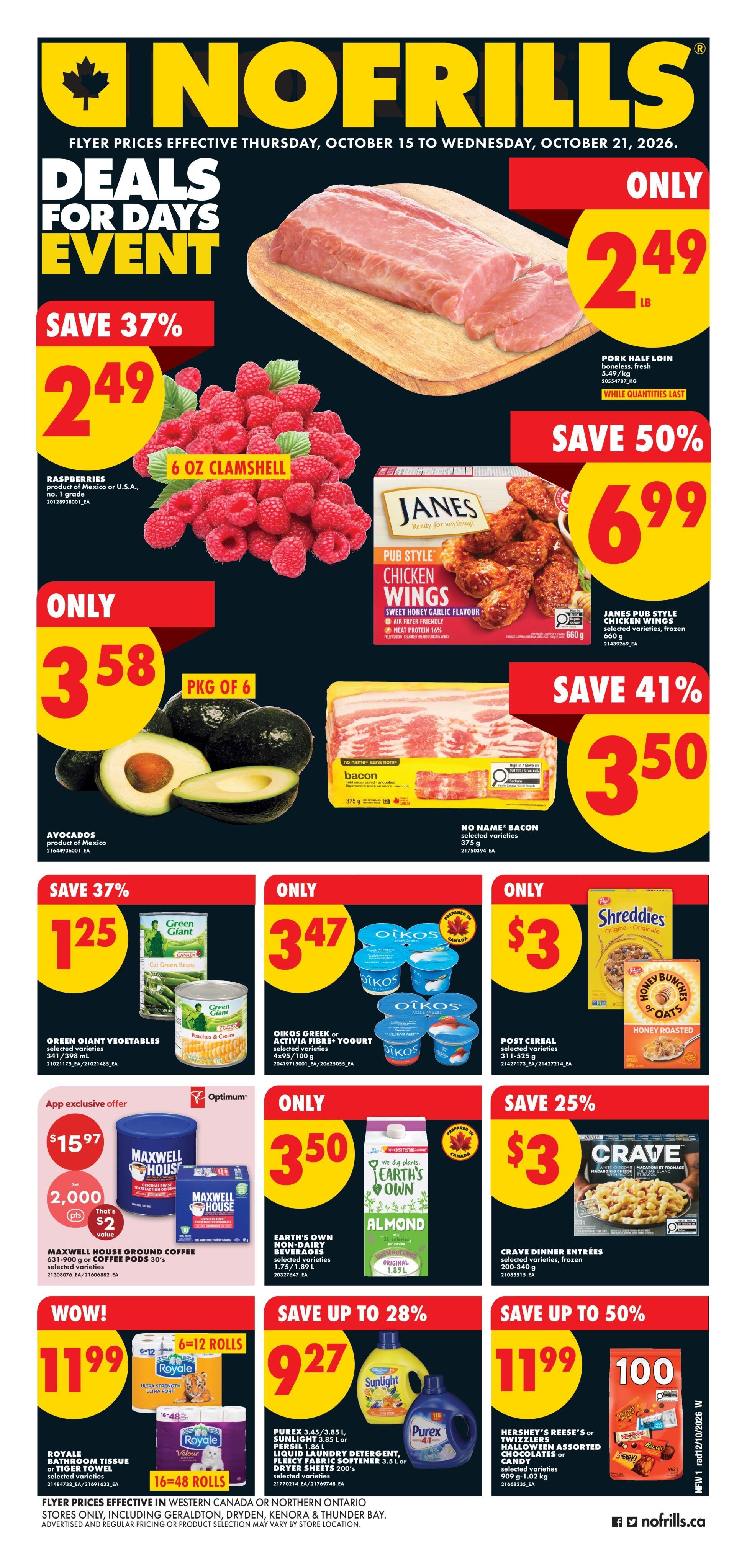 No Frills flyer page 1