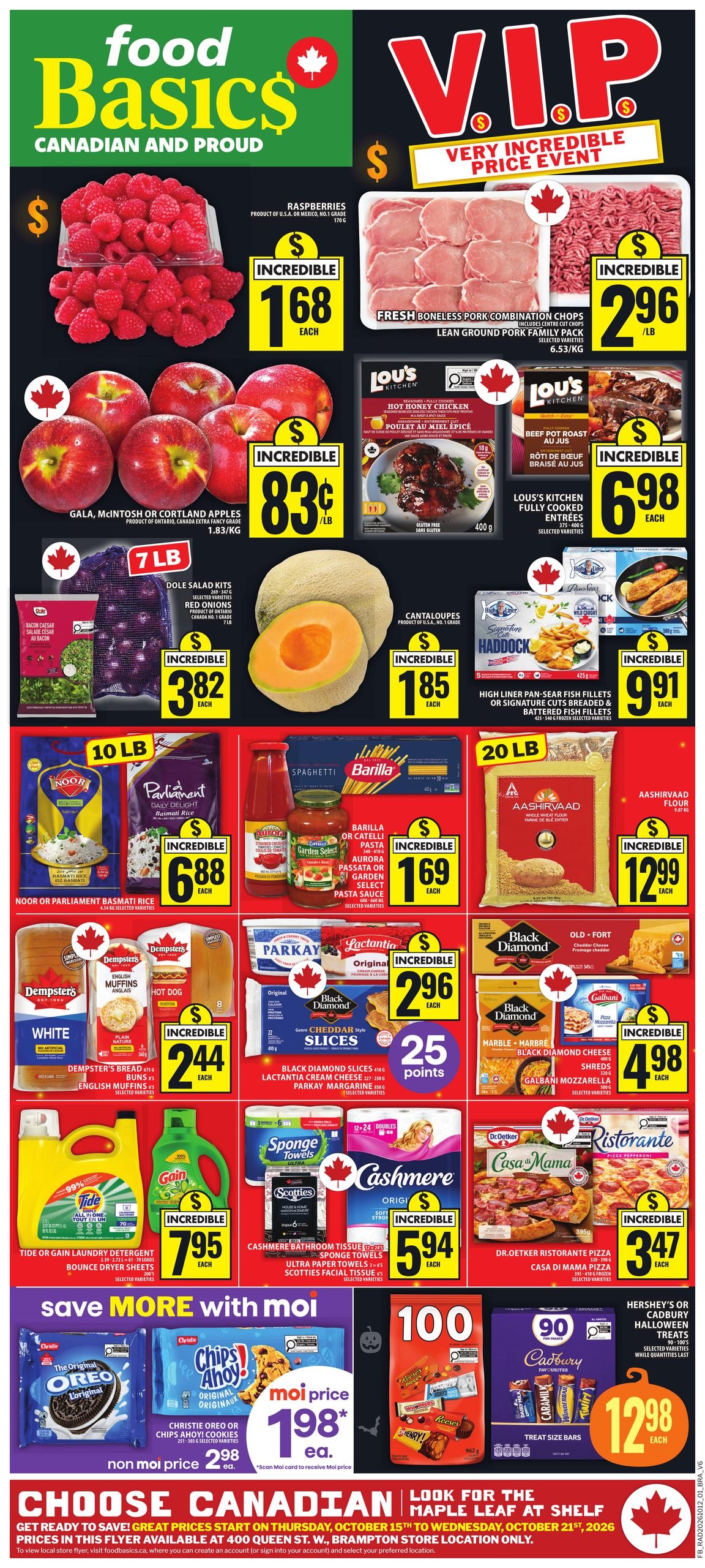 Food Basics flyer page 1