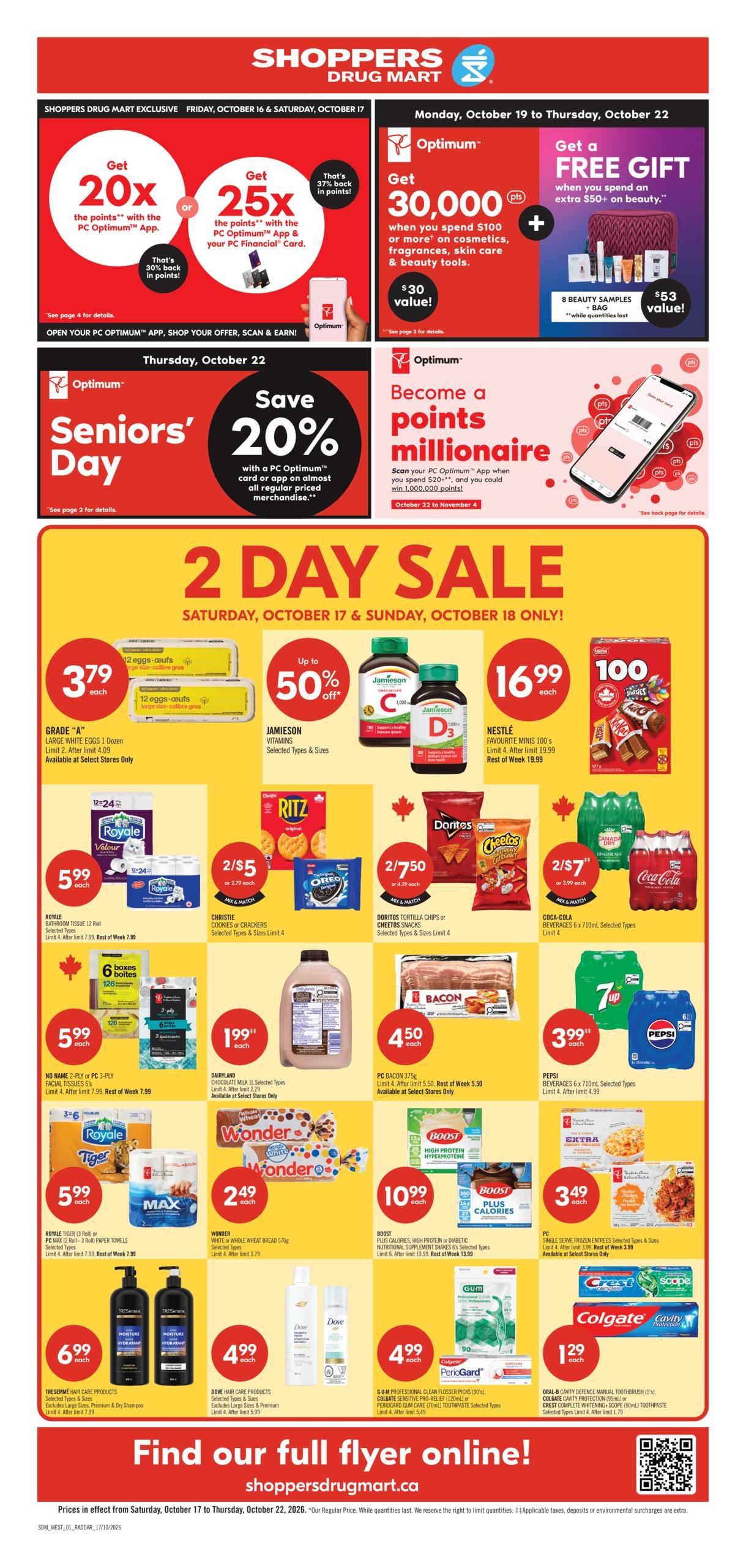 Shoppers Drug Mart flyer page 1