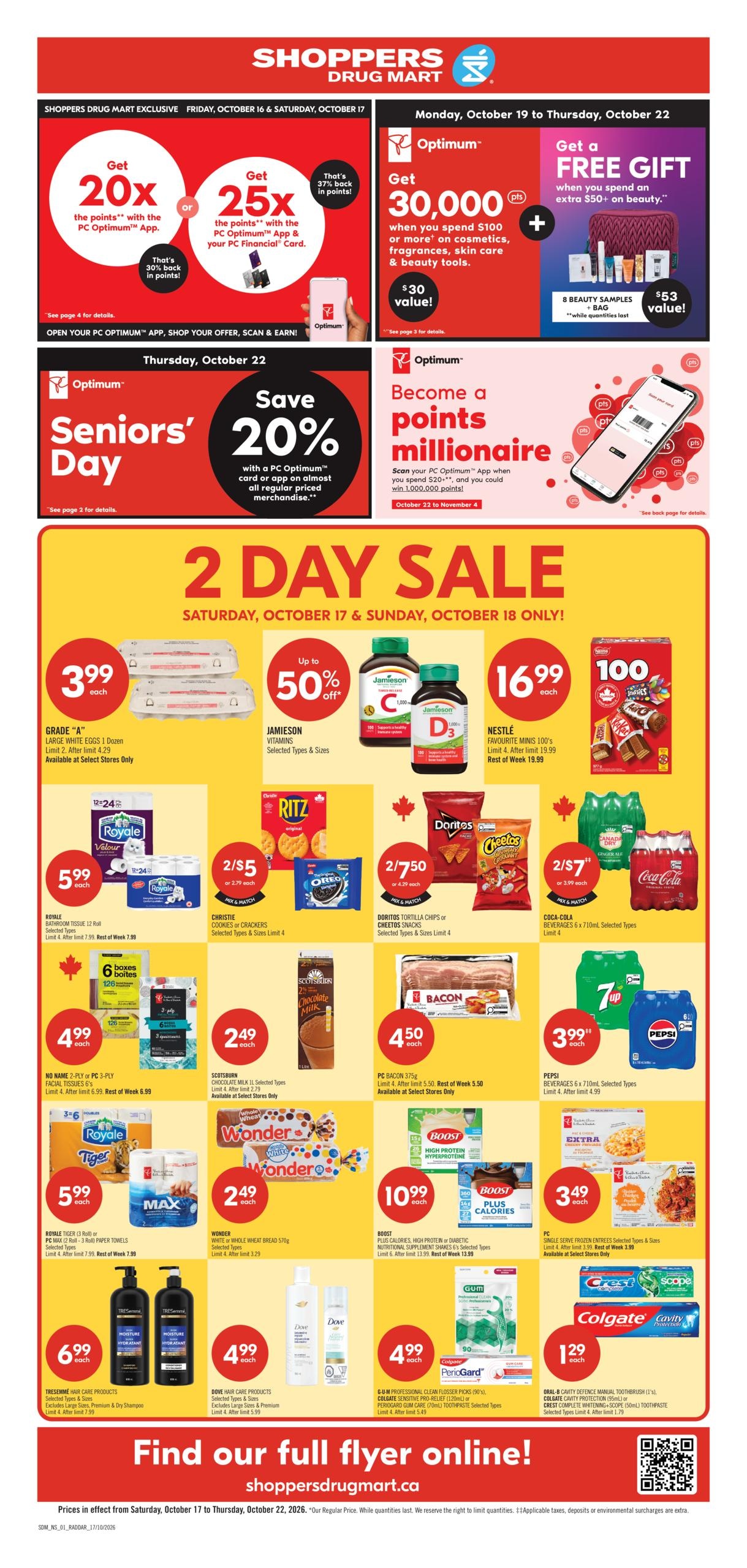 Shoppers Drug Mart flyer page 1