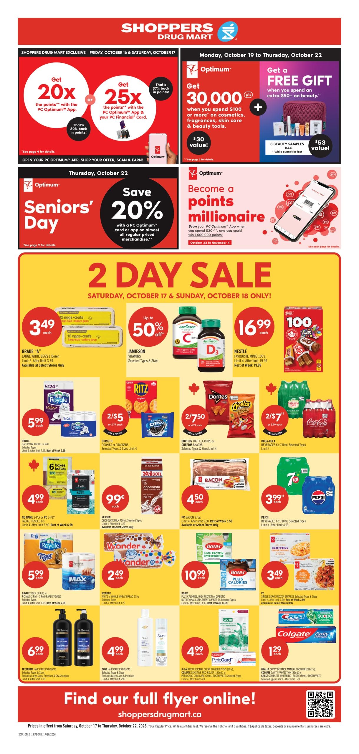 Shoppers Drug Mart flyer page 1