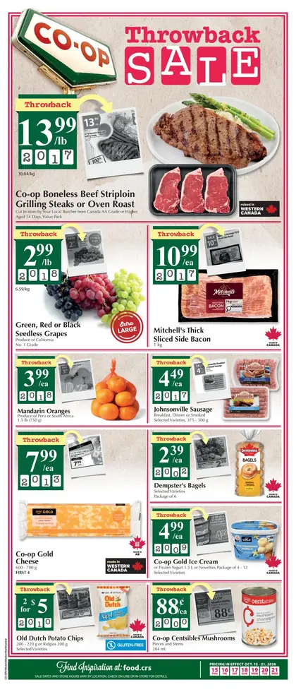 Co-op Throwback Sale