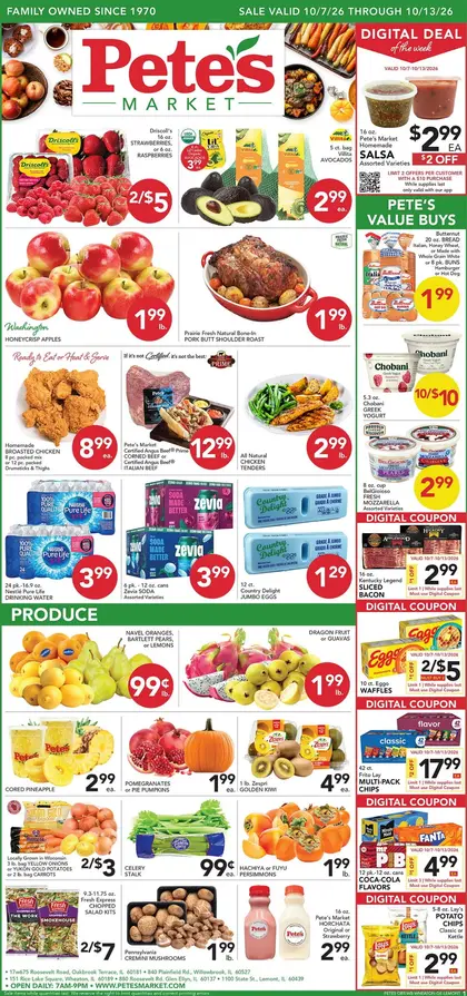 Pete's Fresh Market Indexed Weekly
