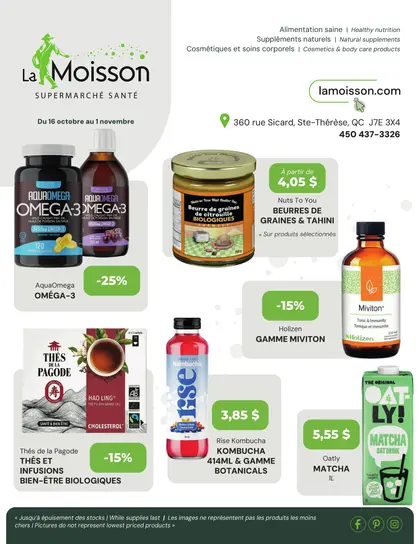 La Moisson Flyer