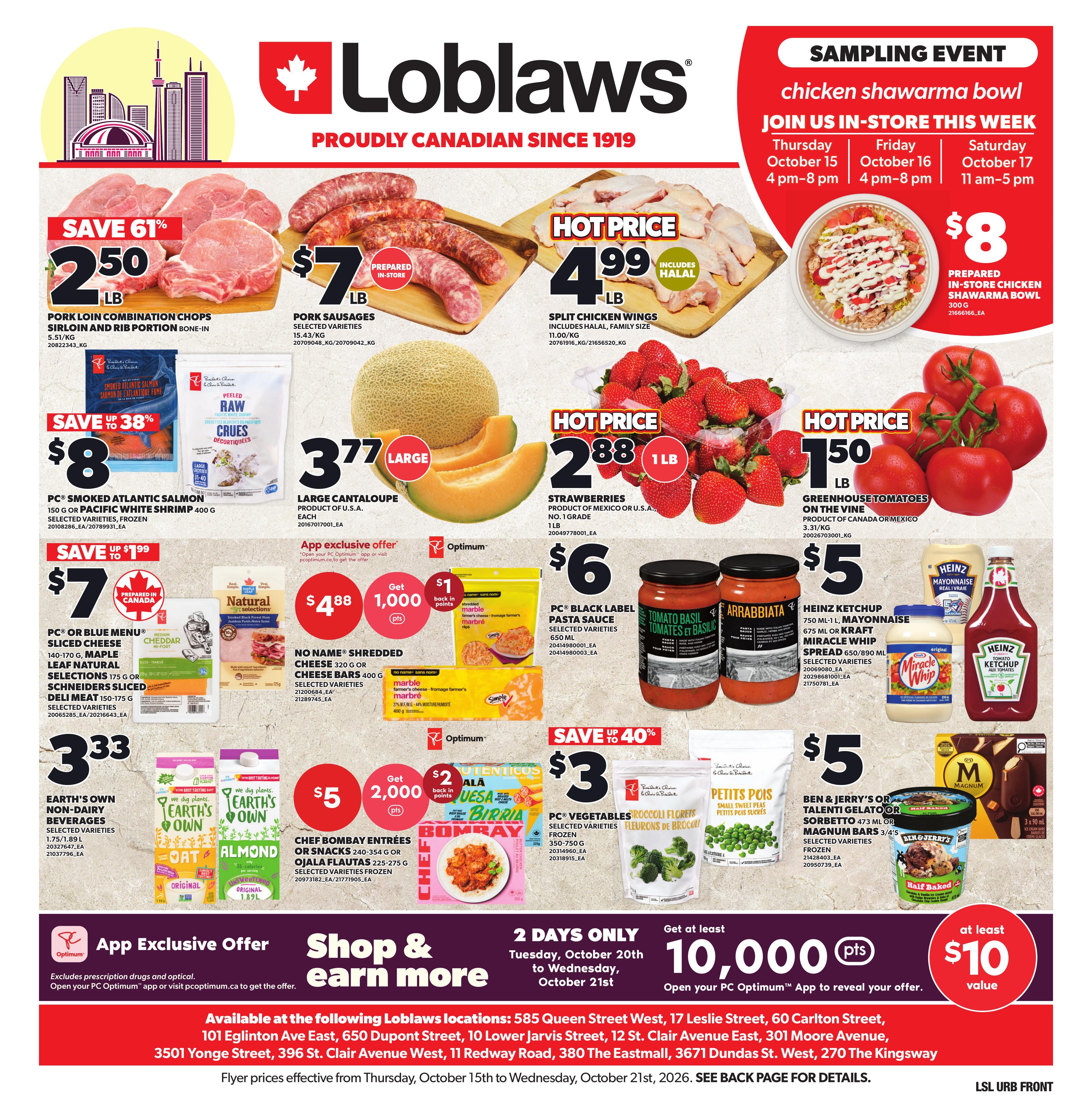 Loblaws flyer page 1