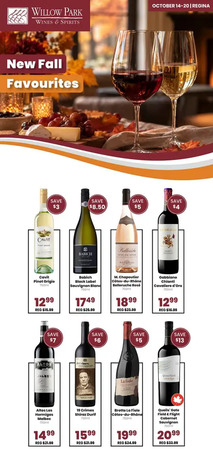 Willow Park Wines & Spirits Flyer