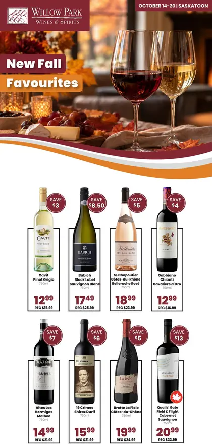 Willow Park Wines & Spirits Flyer