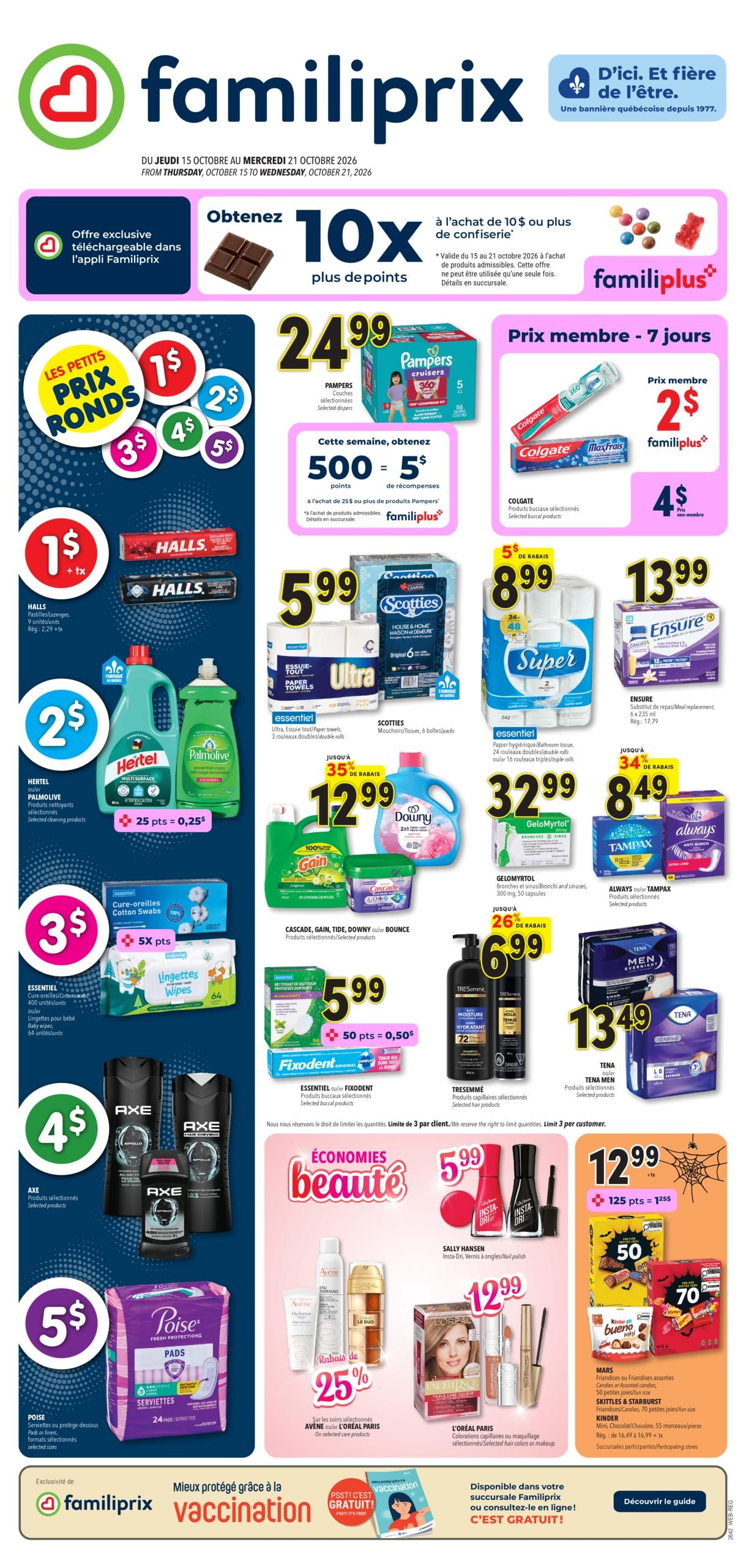 Familiprix flyer page 1
