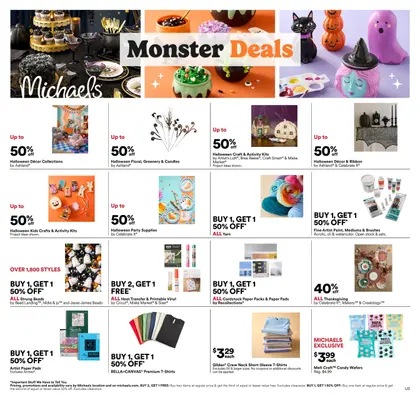 Michaels USA Weekly Ad