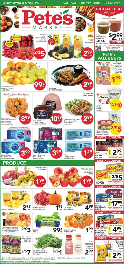 Pete's Fresh Market Indexed Weekly