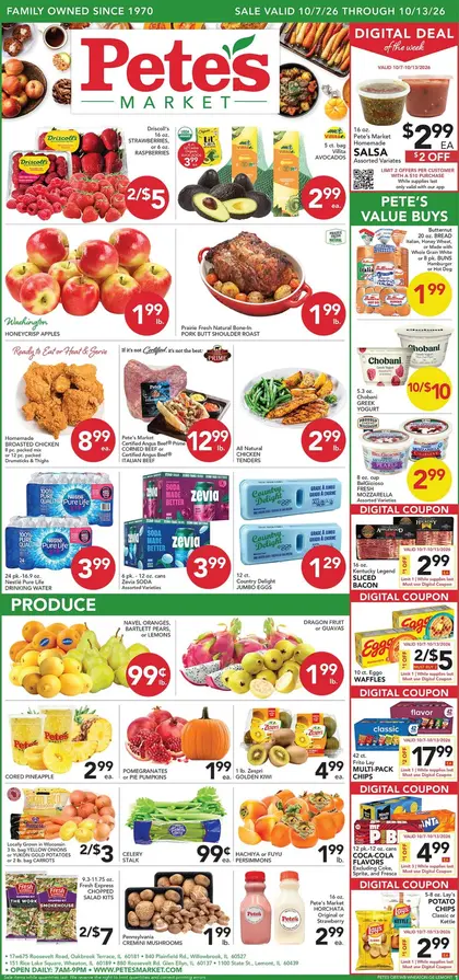 Pete's Fresh Market Indexed Weekly