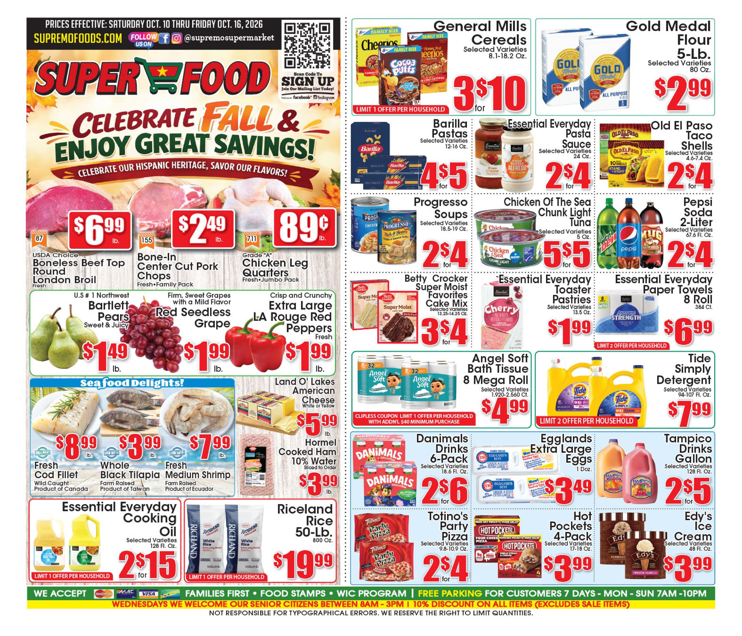 Supremo Foods Inc weekly ad page 1