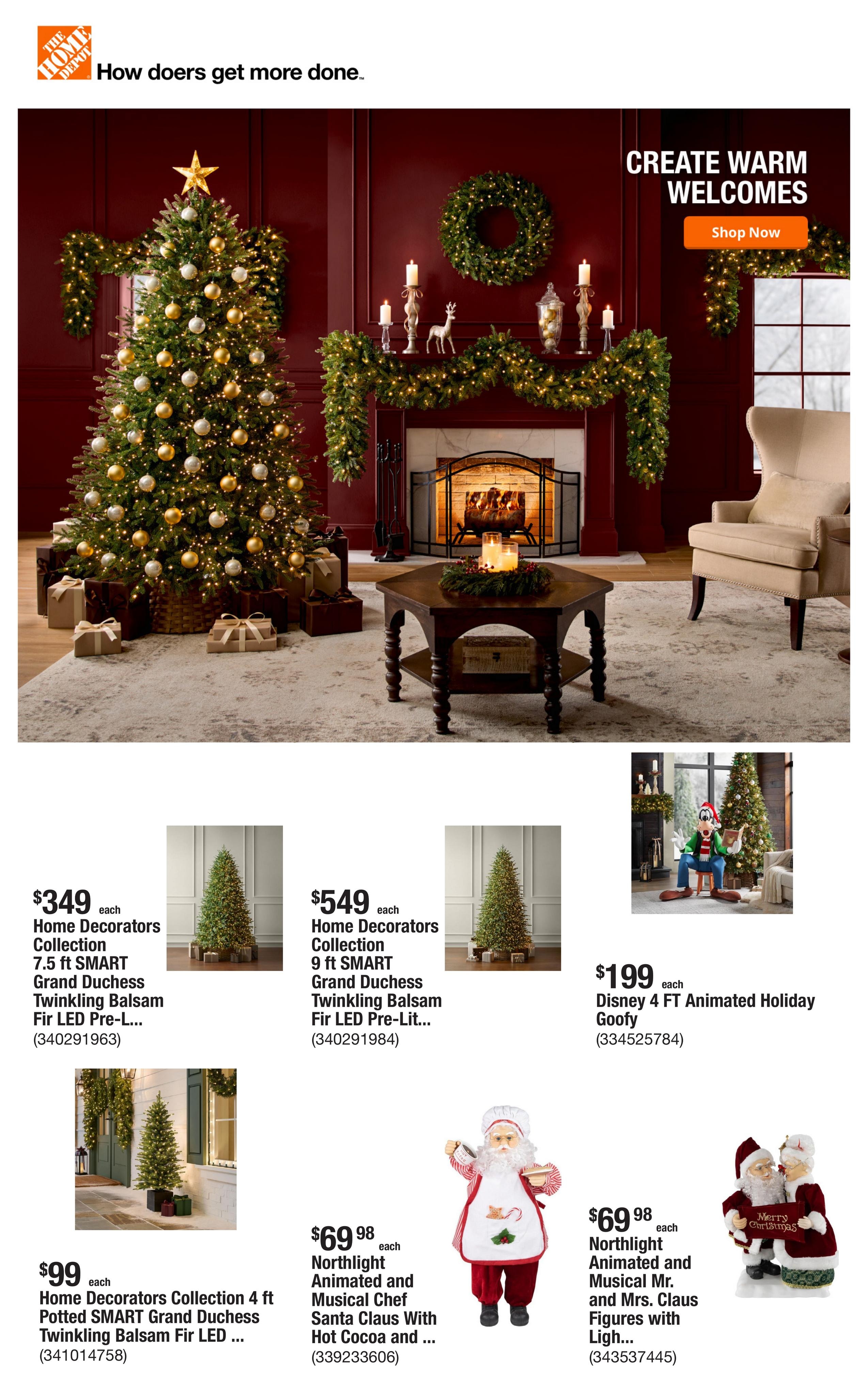 Home Depot weekly ad page 1