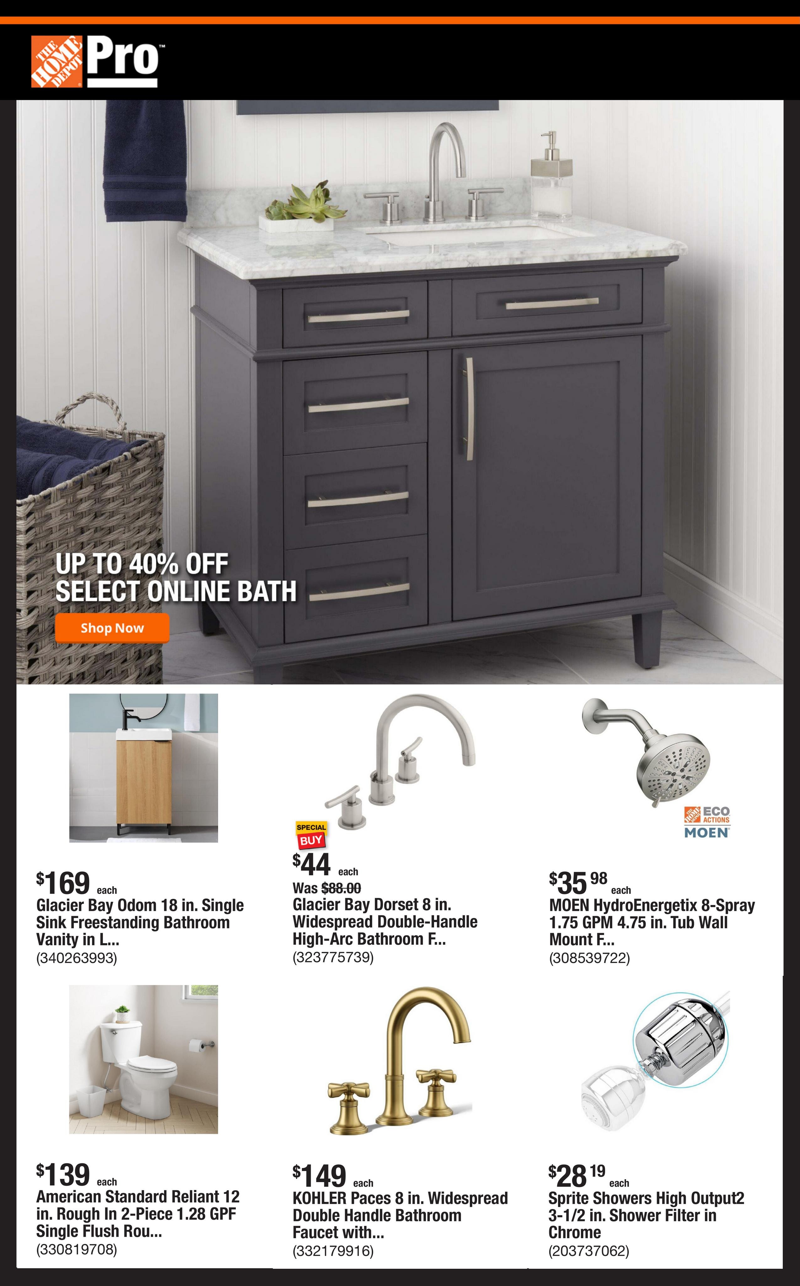 Home Depot weekly ad page 1
