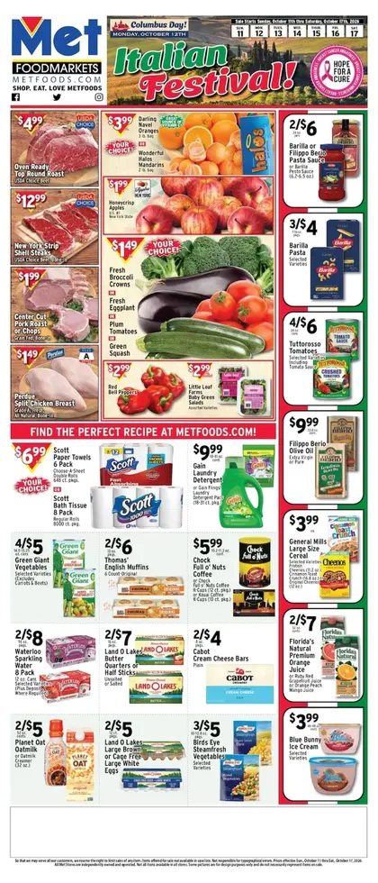 Met Foods Indexed Weekly