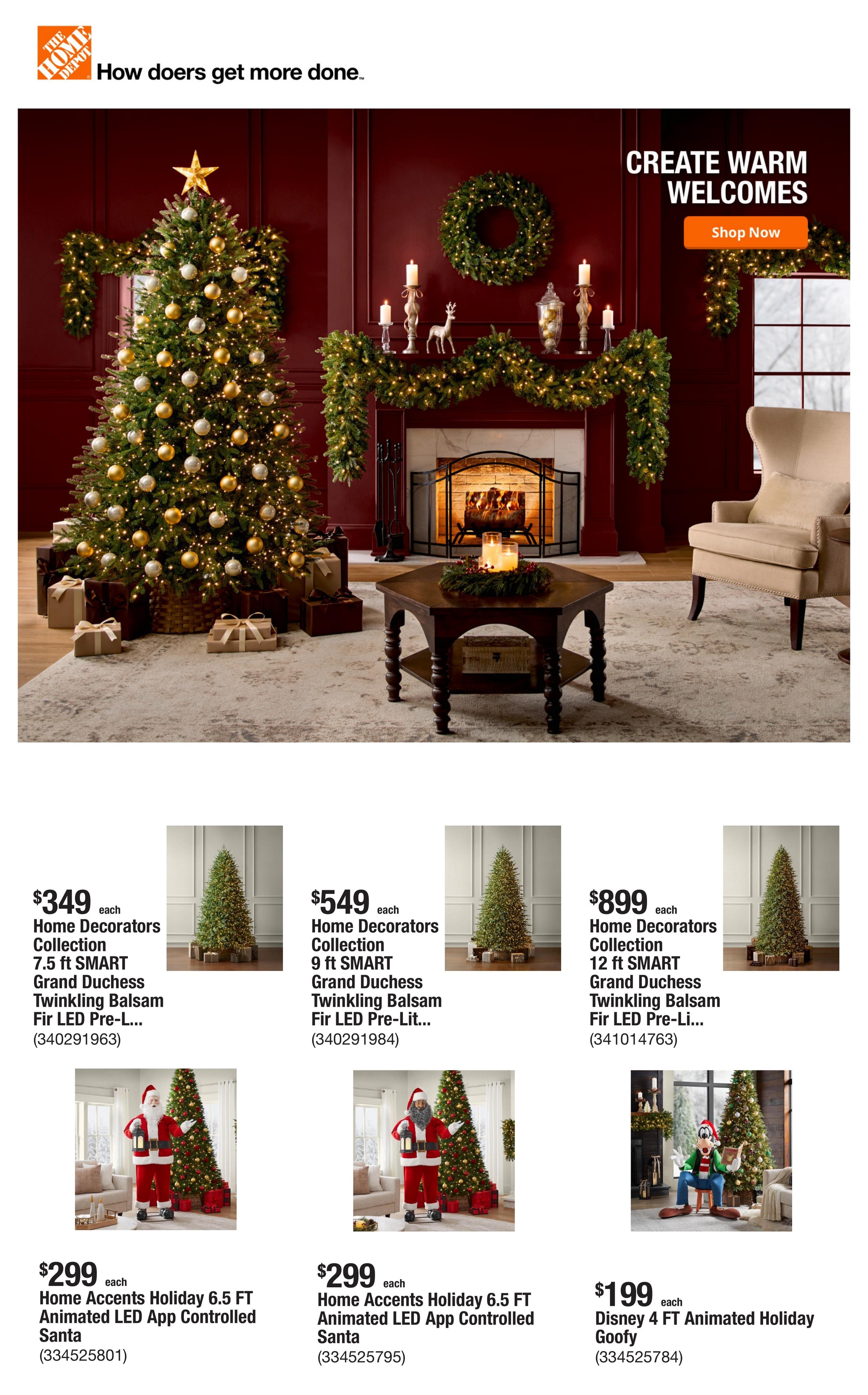 Home Depot weekly ad page 1