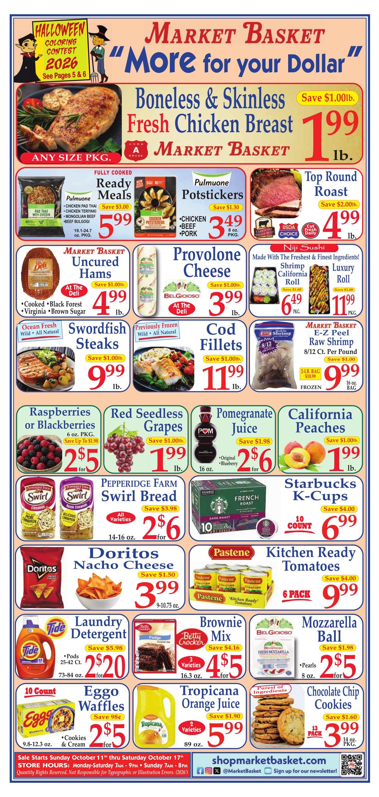 Market Basket weekly ad page 1