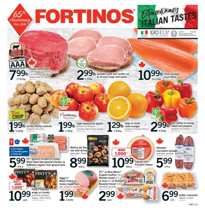 Fortinos Weekly Flyer - Valid Thursday, October 15 - Wednesday, October 21