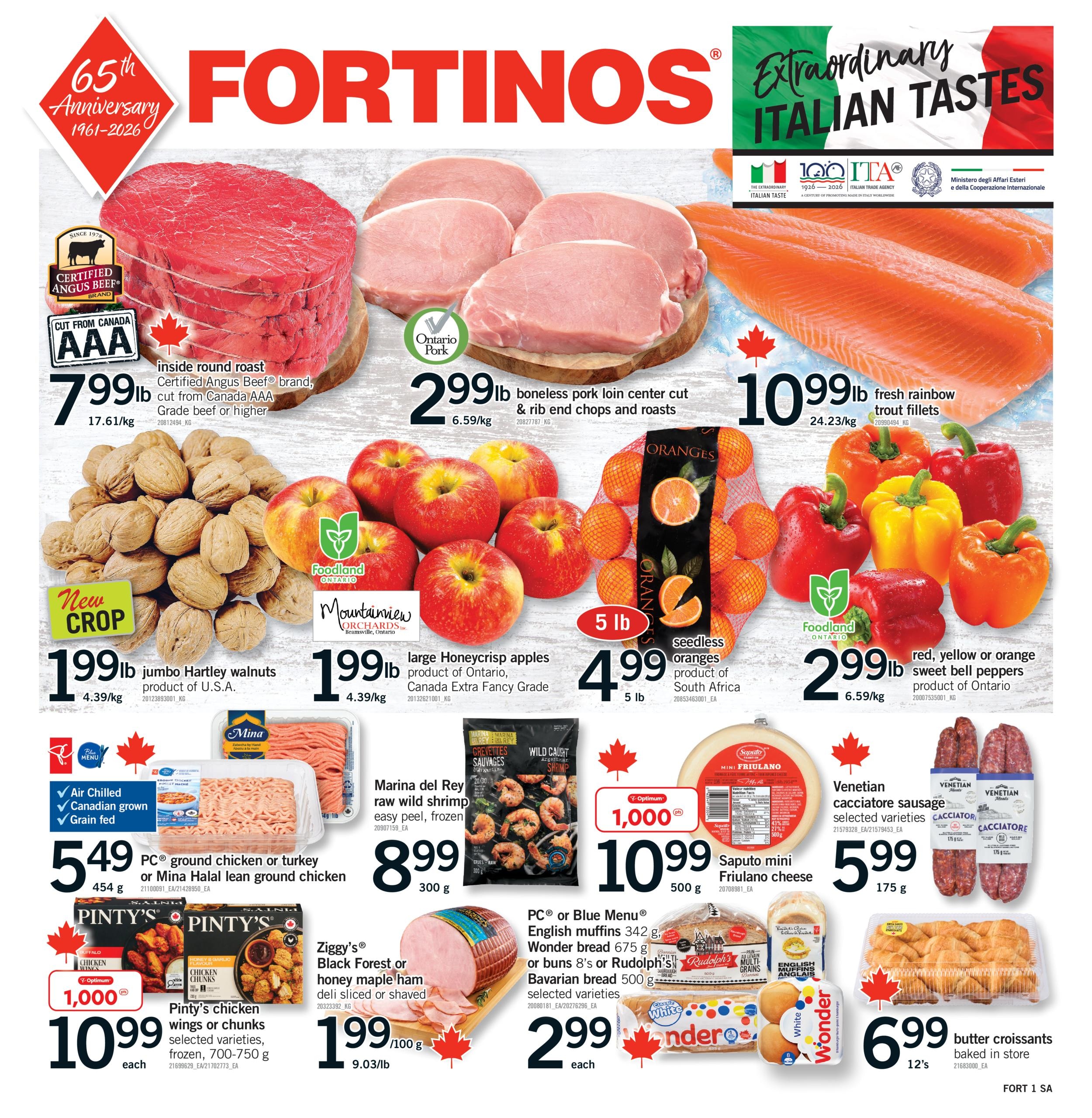 Fortinos flyer page 1