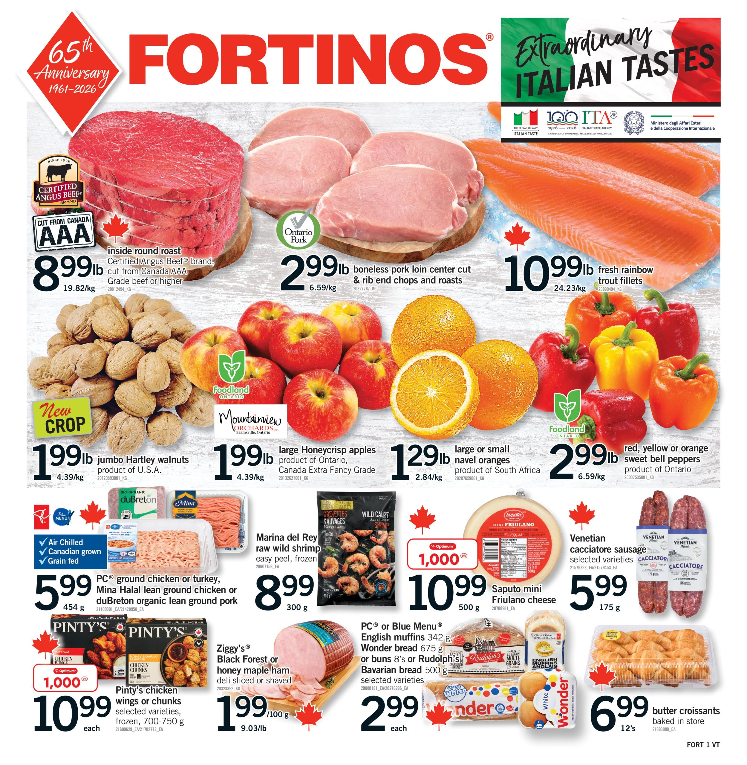 Fortinos flyer page 1