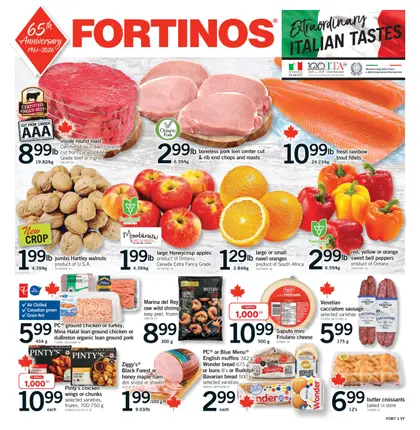Fortinos Weekly Flyer - Valid Thursday, October 15 - Wednesday, October 21