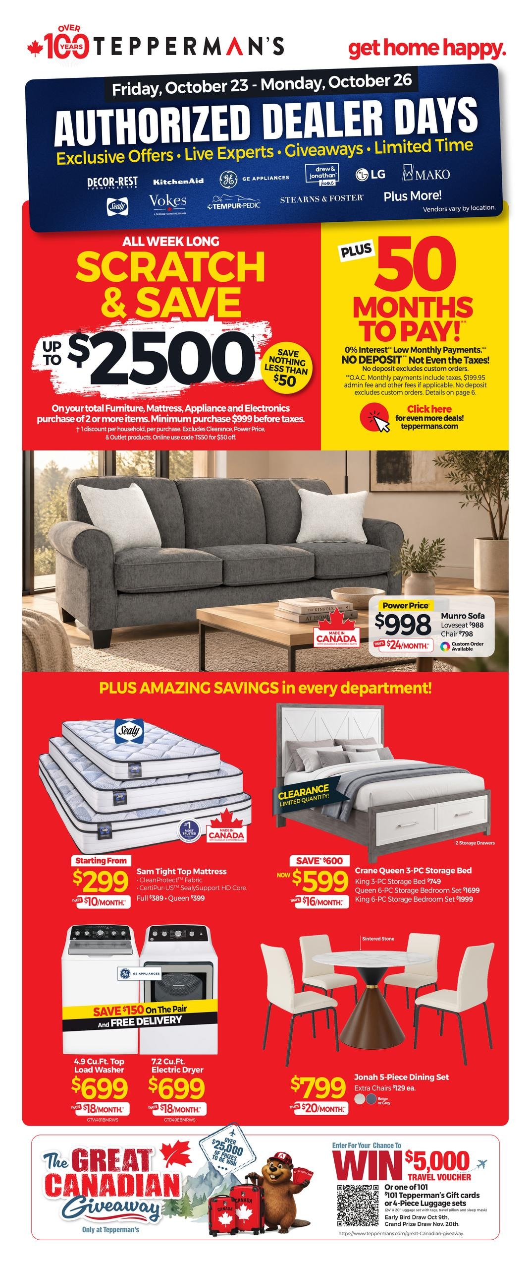 Tepperman's flyer page 1