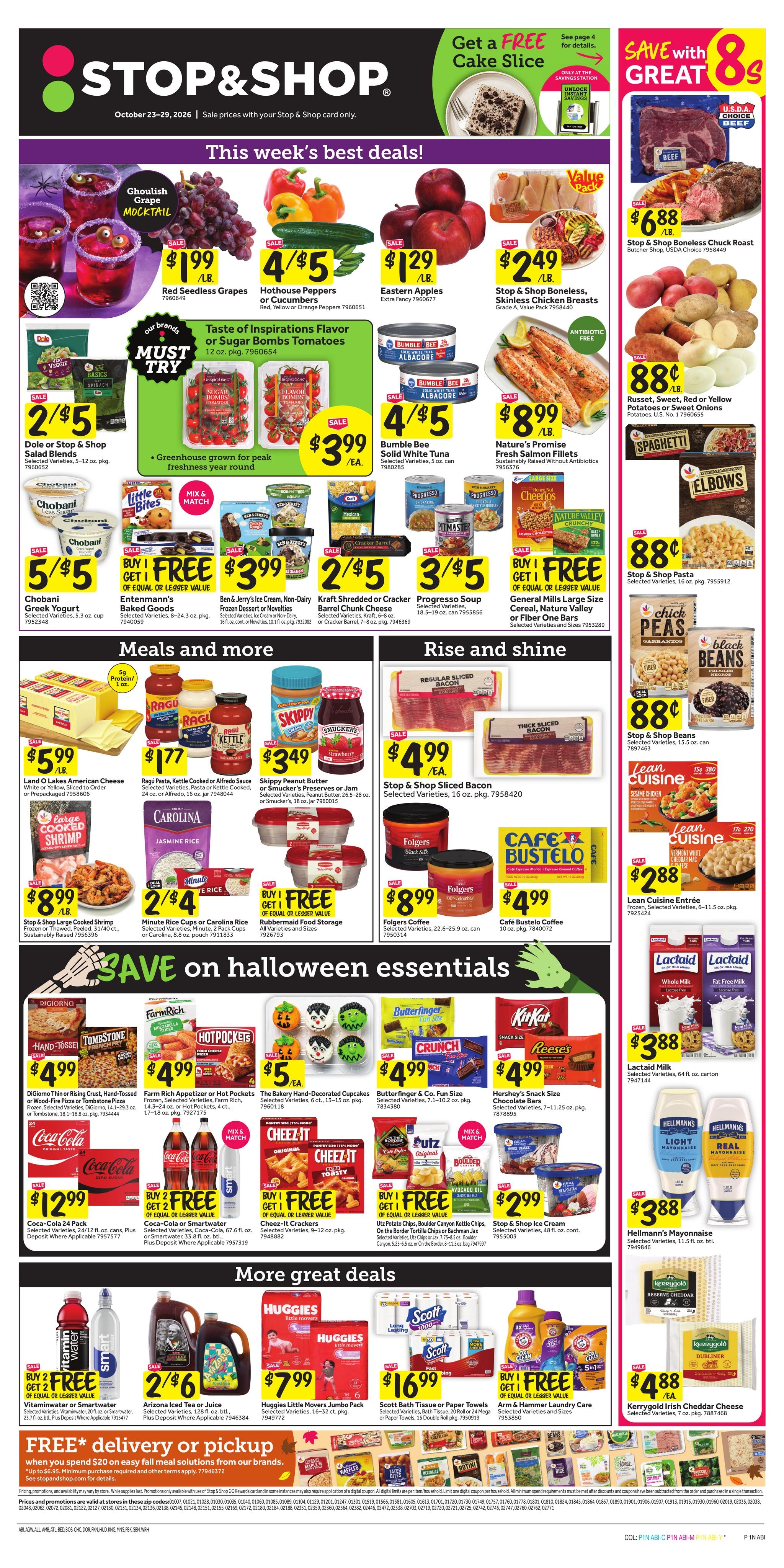 Stop & Shop weekly ad page 1