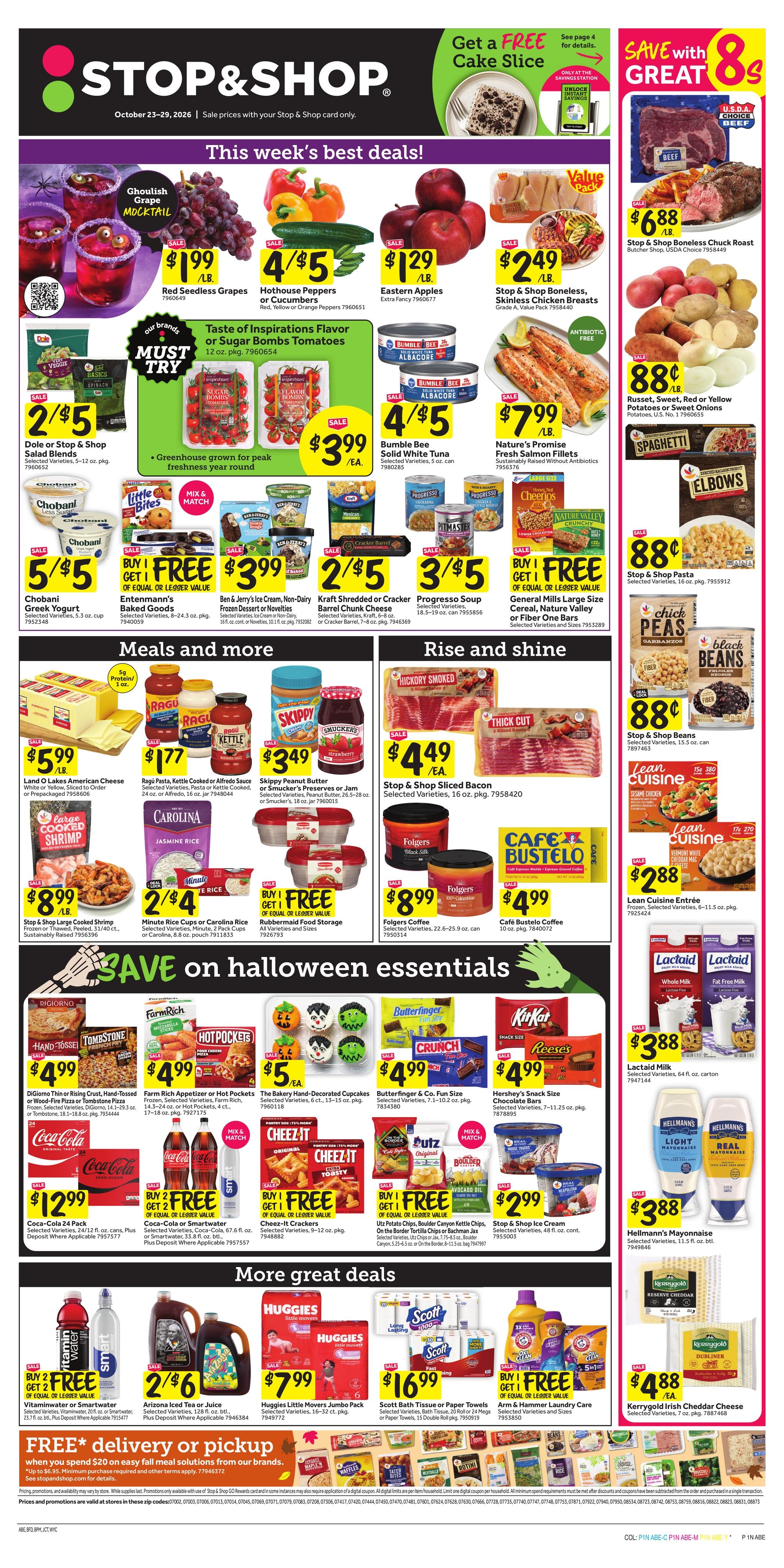 Stop & Shop weekly ad page 1