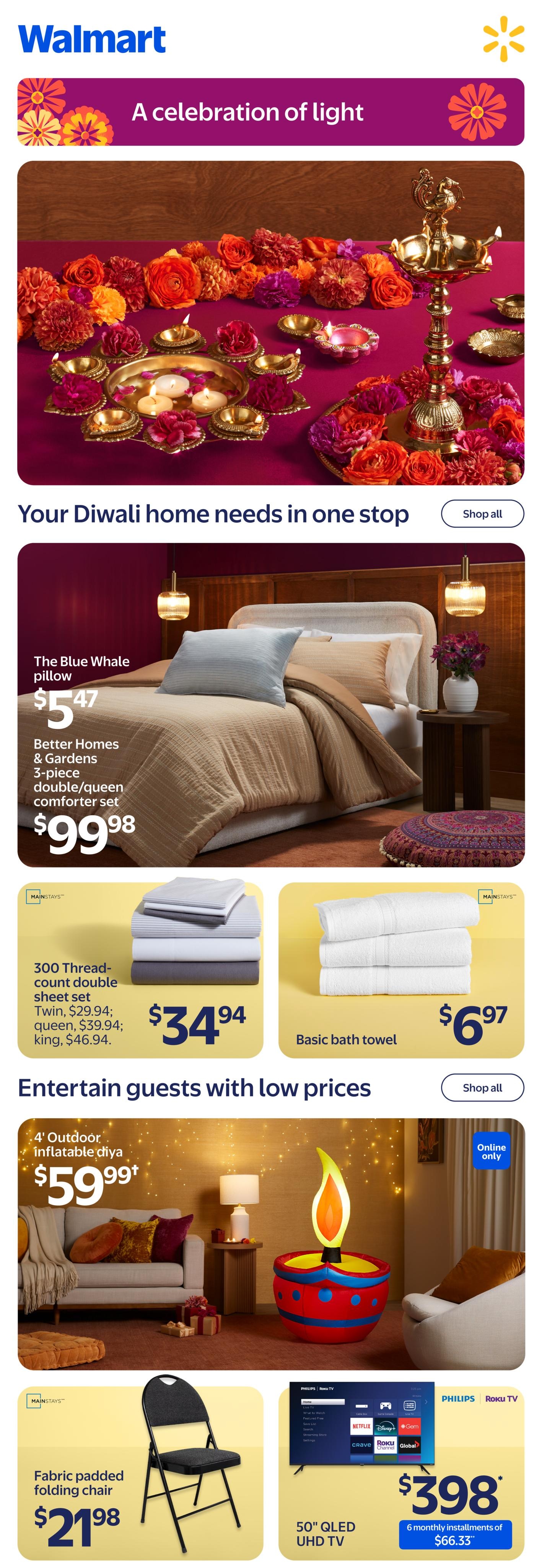 Walmart flyer page 1