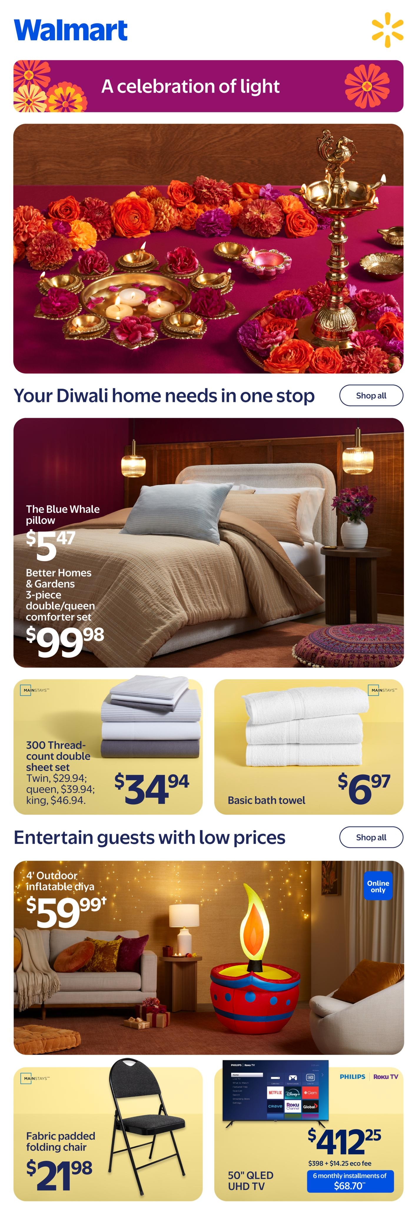 Walmart flyer page 1