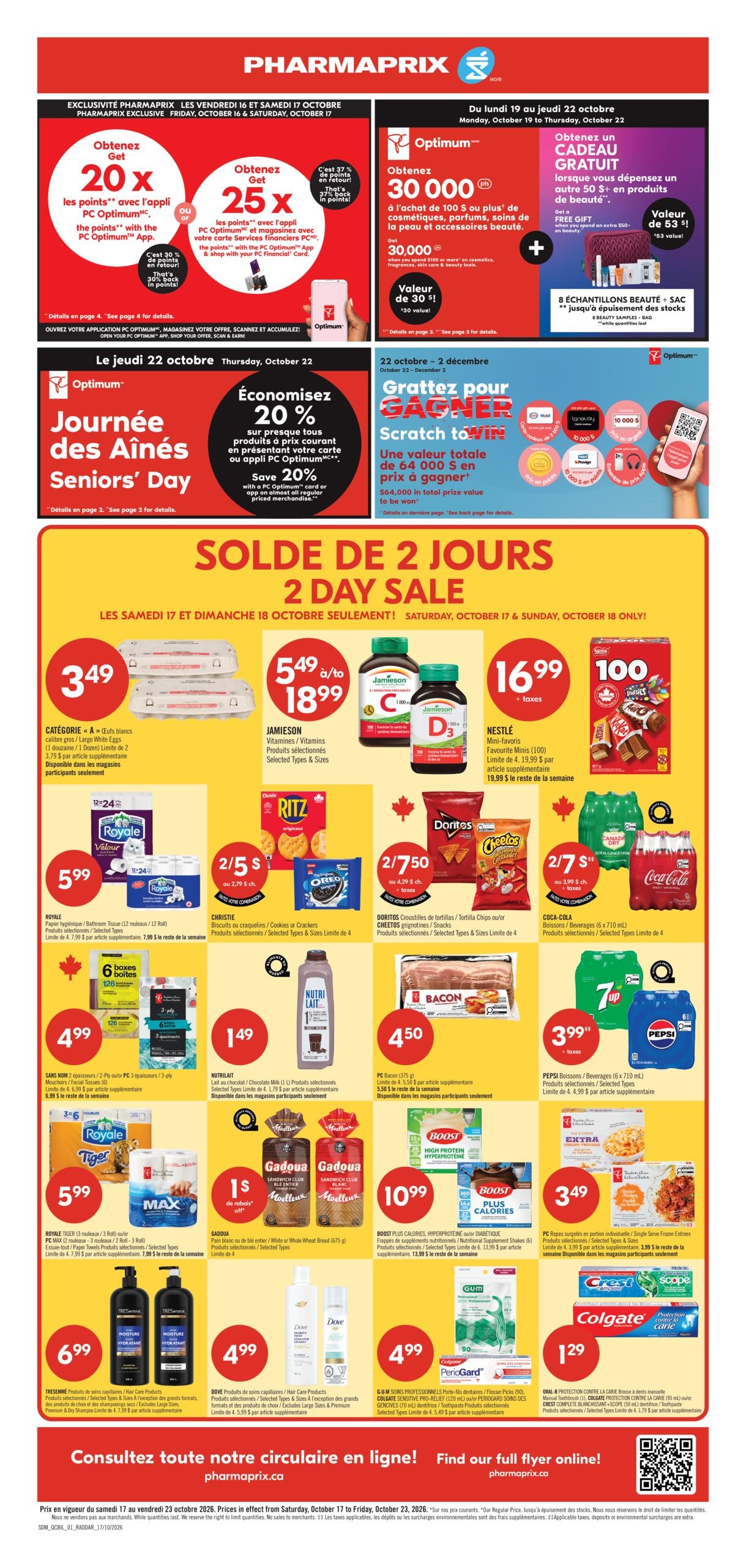 Pharmaprix flyer page 1