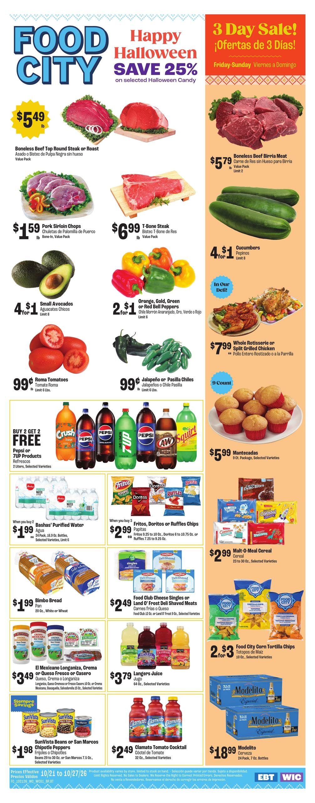 Food City weekly ad page 1