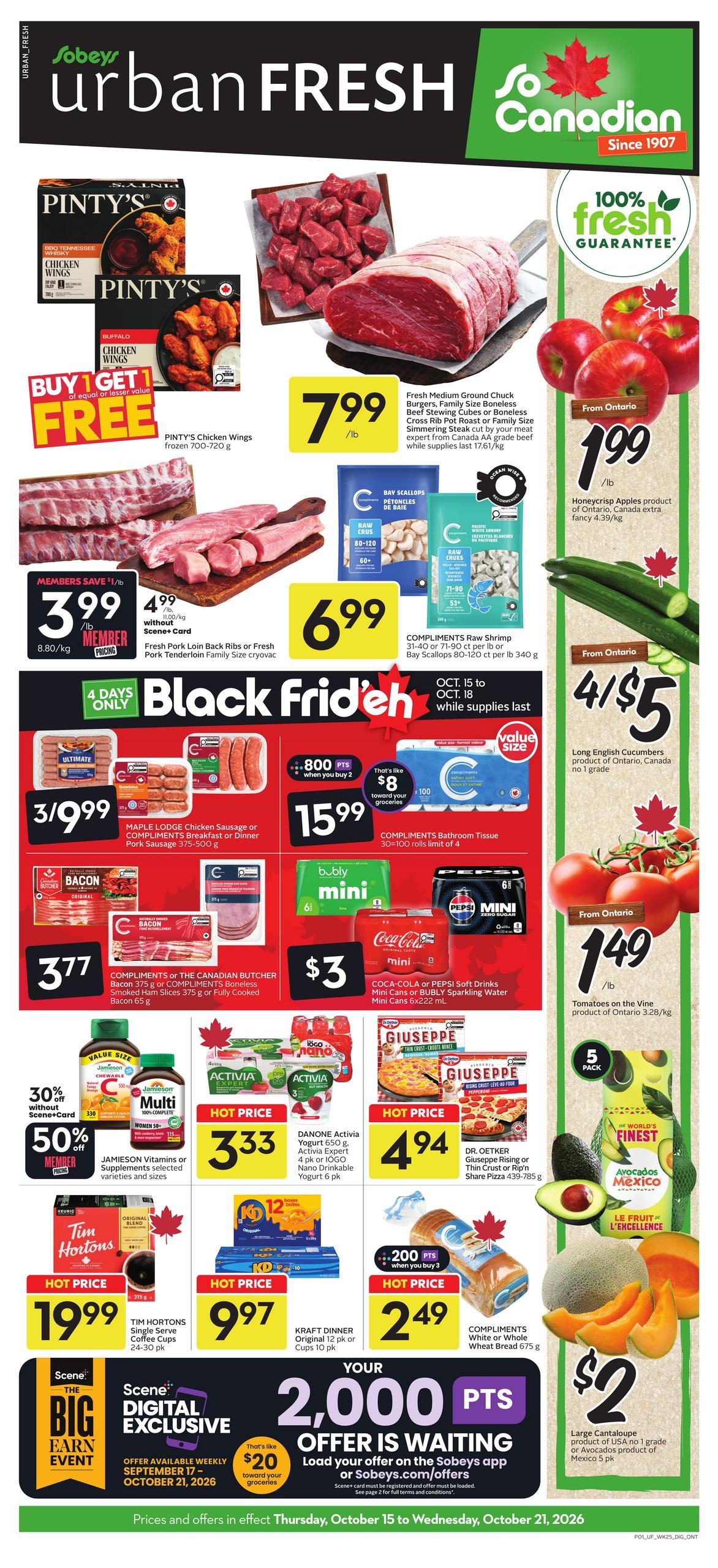 Sobeys flyer page 1