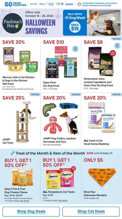 Paulmac's Pets Bi-Weekly Flyer