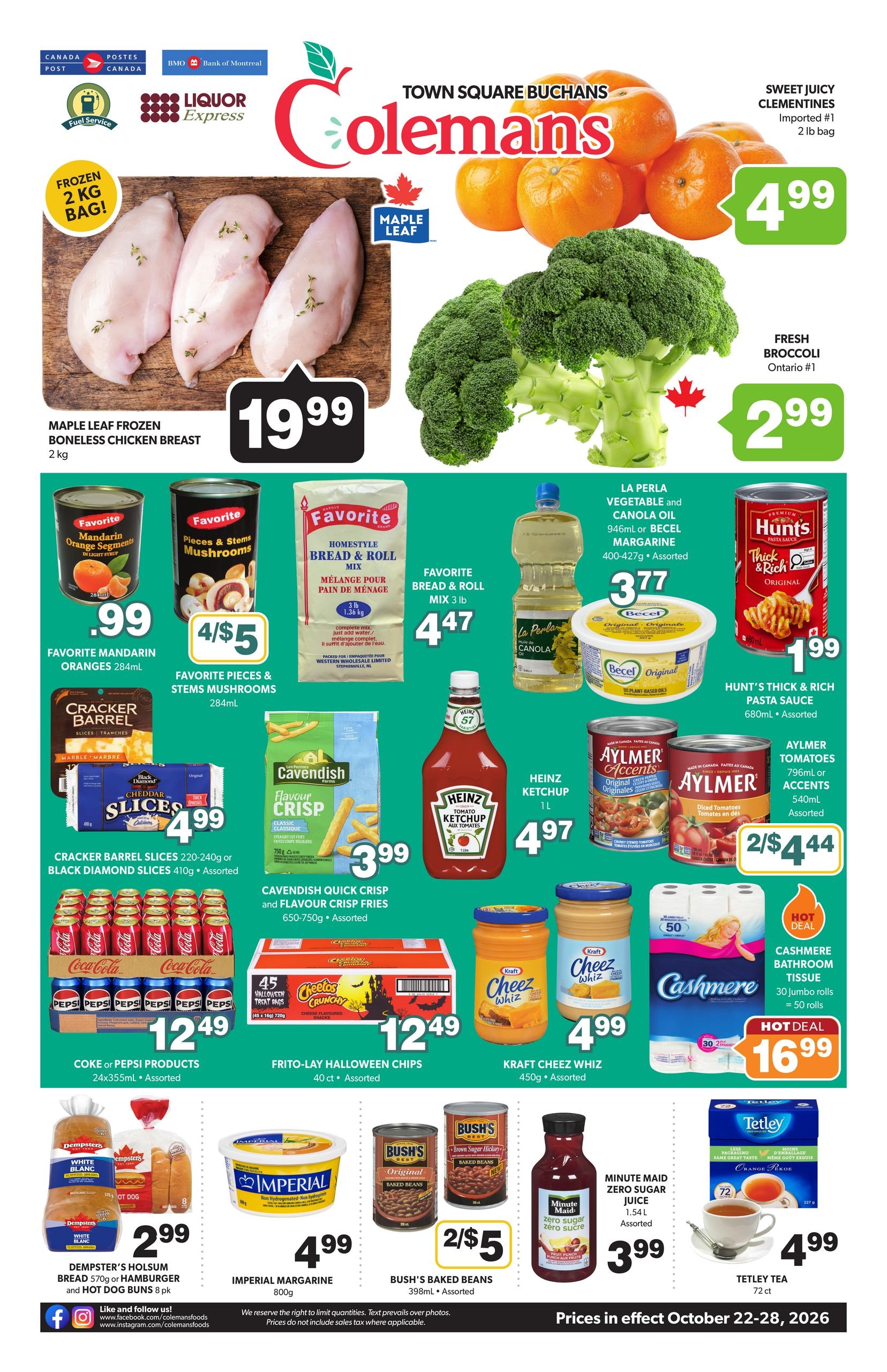 Colemans flyer page 1
