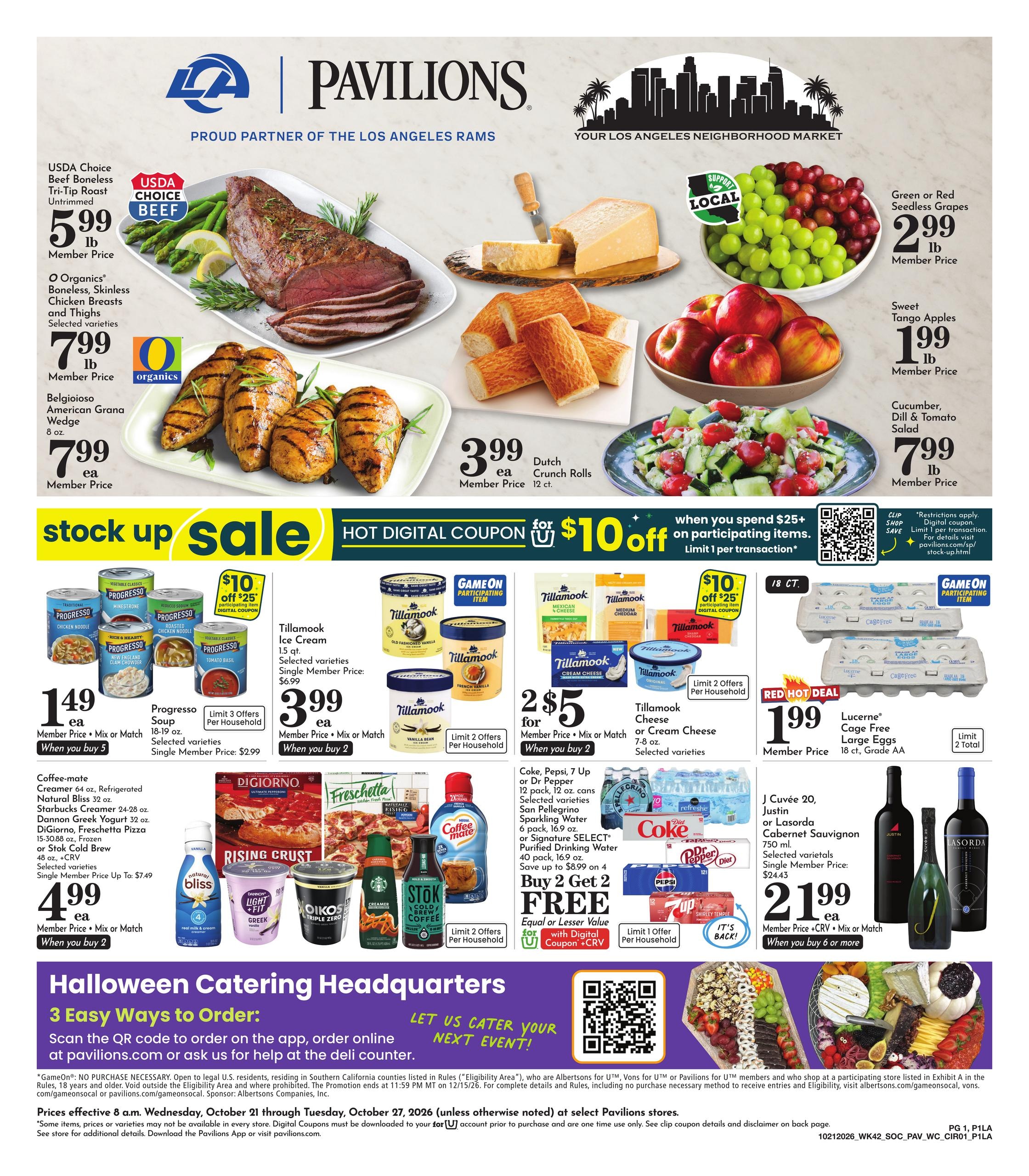 Pavilions weekly ad page 1