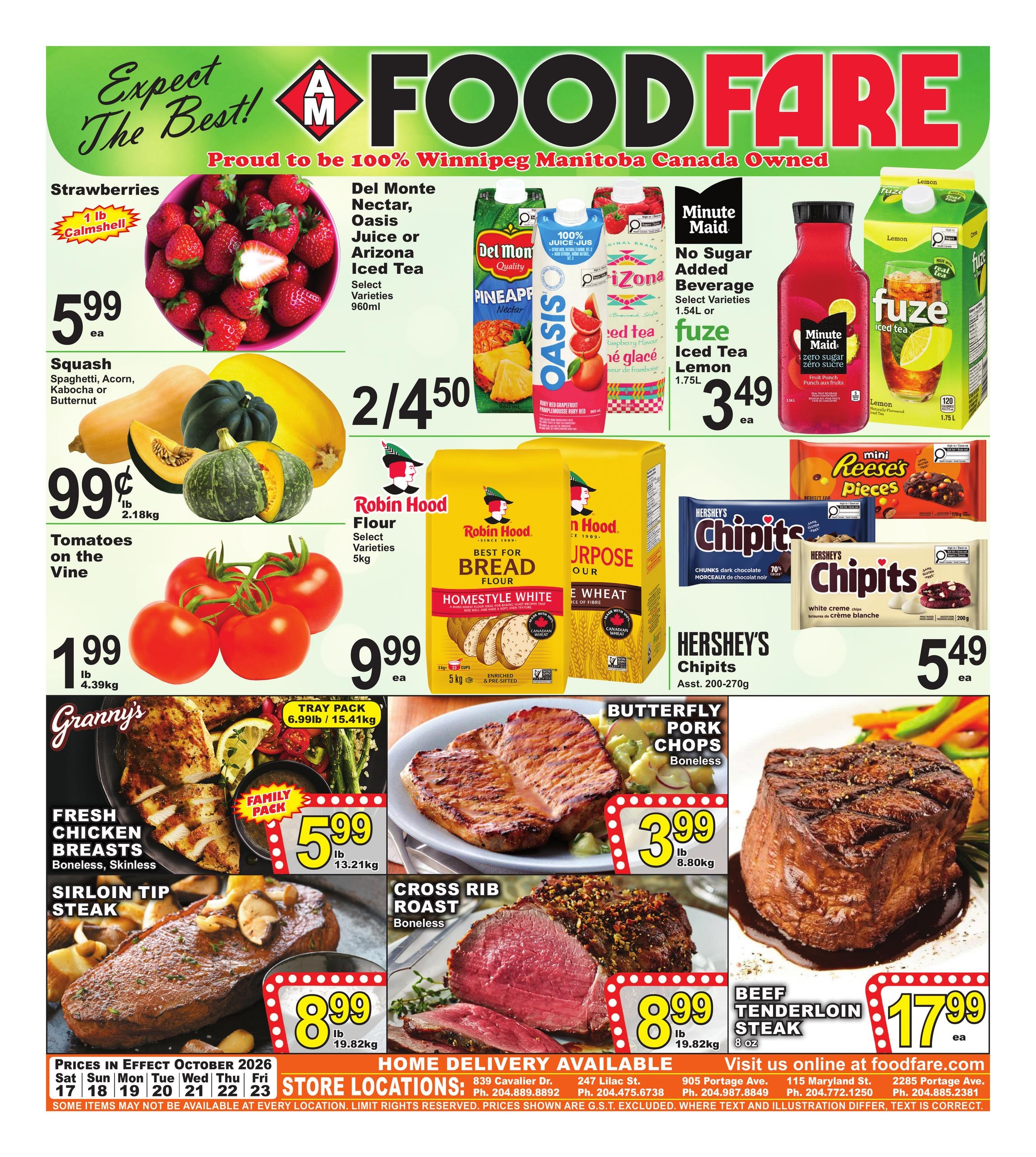Food Fare flyer page 1