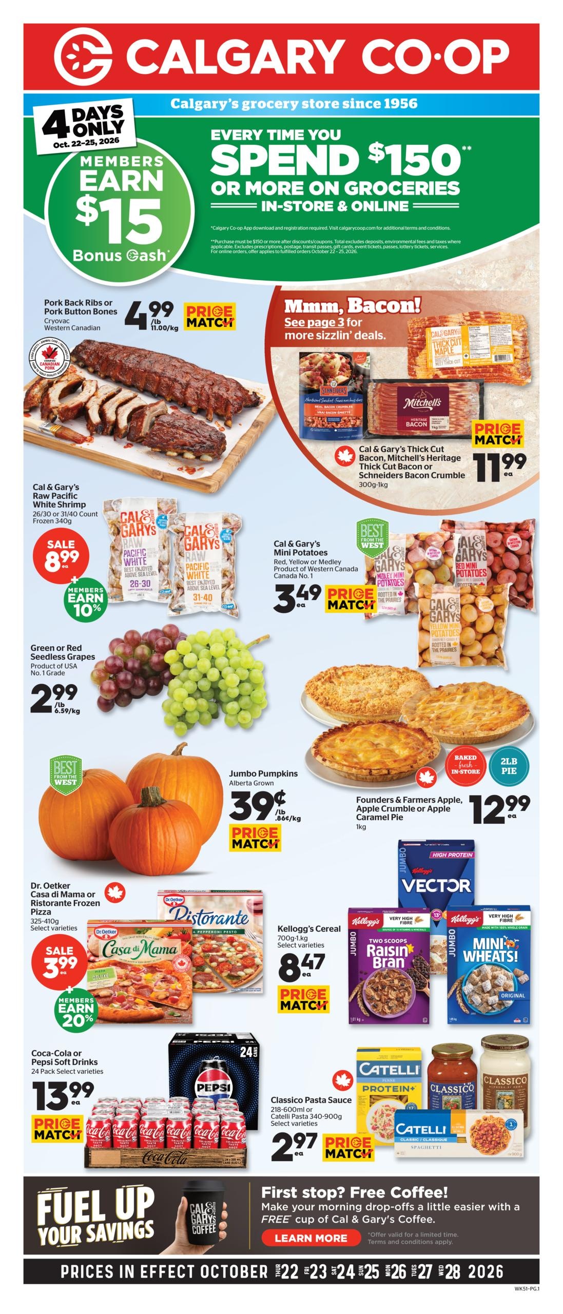 Calgary Co-op flyer page 1