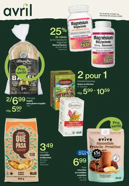 Avril Supermarché Santé Circulaire