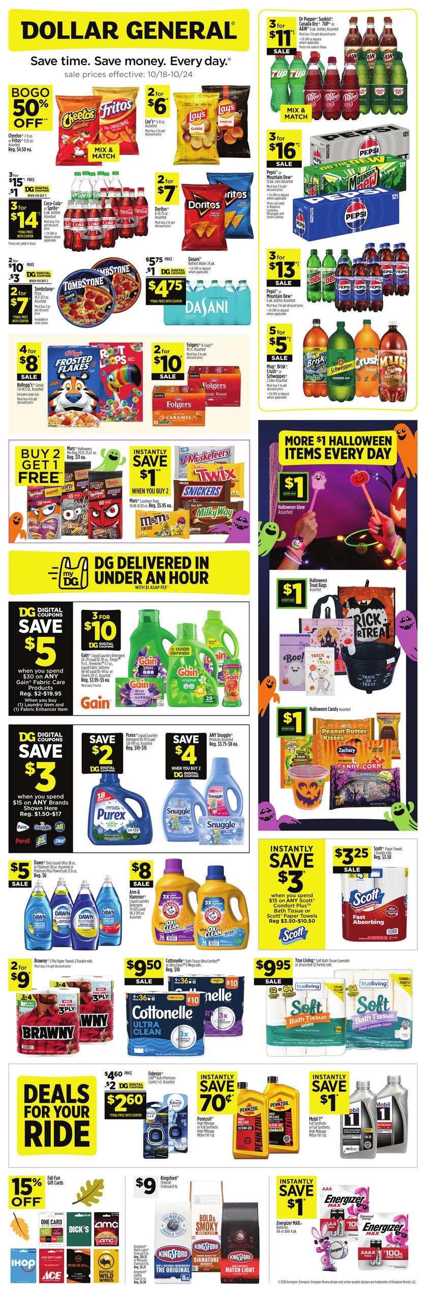 Dollar General weekly ad page 1