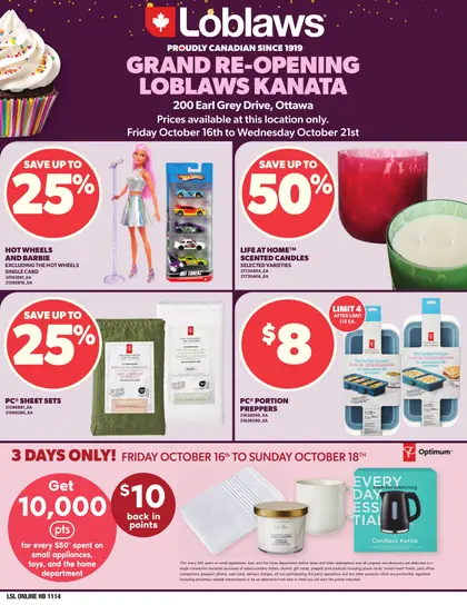 Loblaws Weekly Flyer - Valid Thursday, October 15 - Wednesday, October 21