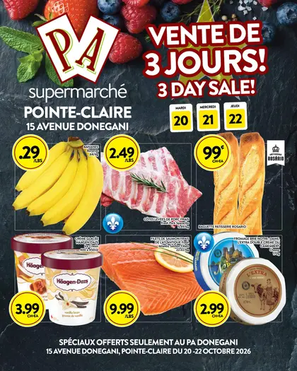 Supermarche PA 3 Day Sale