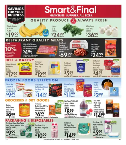 Smart & Final Business Savings
